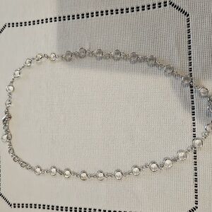 Swarovski Crystal Silver Necklace